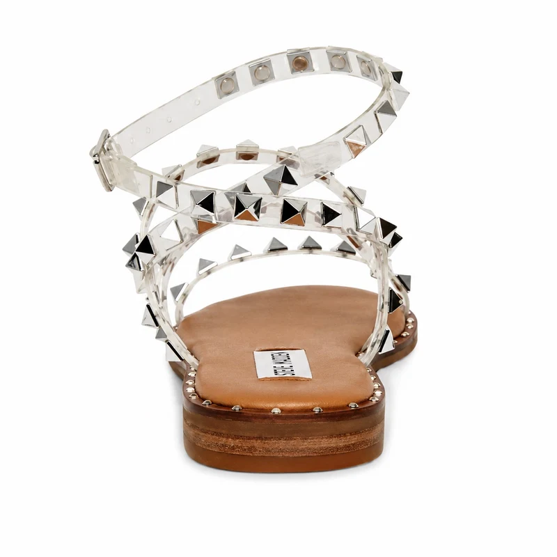 Studded Sandal with Clear Straps