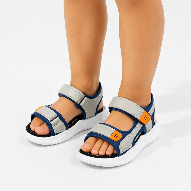 Boy's Open Sandal with Velcro