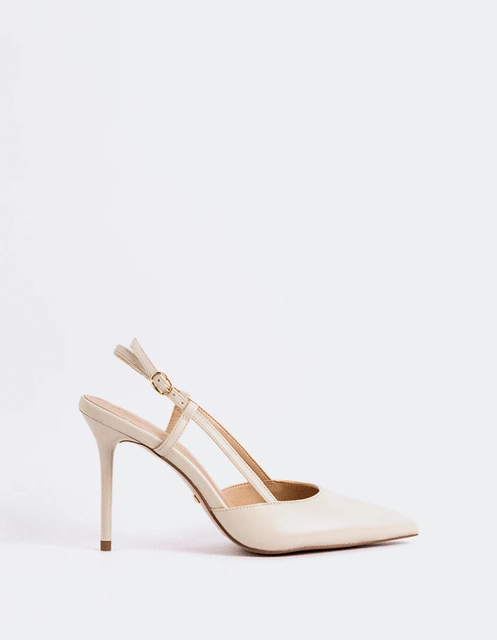 Eloria Off White Leather