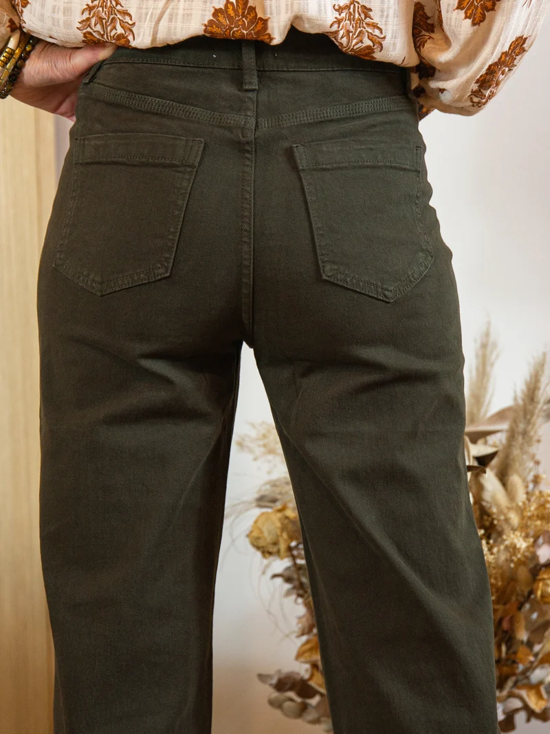 Jeans denim chocolat GASPARD Oraije