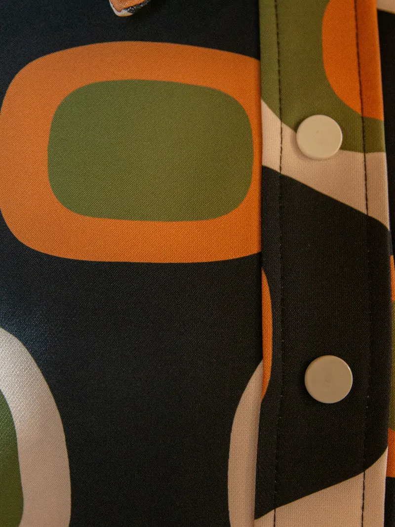 Veste SEVENTIES n°172 noir Hippocampe