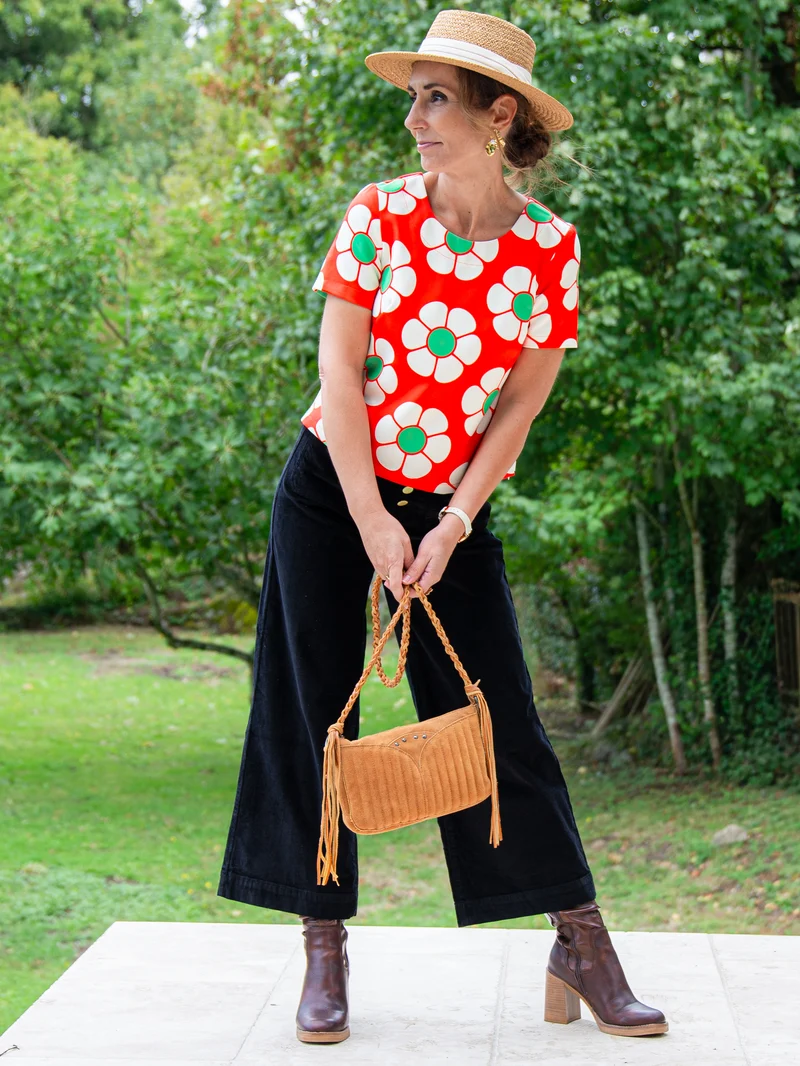 Pantalon velours noir ATLANTA La Petite Étoile