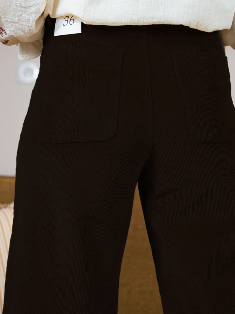Pantalon velours marron ATLANTA La Petite Étoile