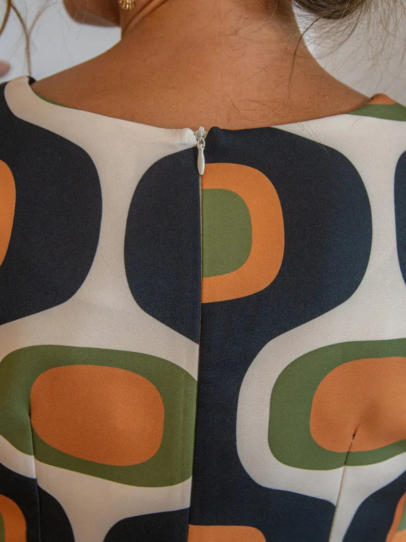 Robe SEVENTIES n°172 noir Hippocampe