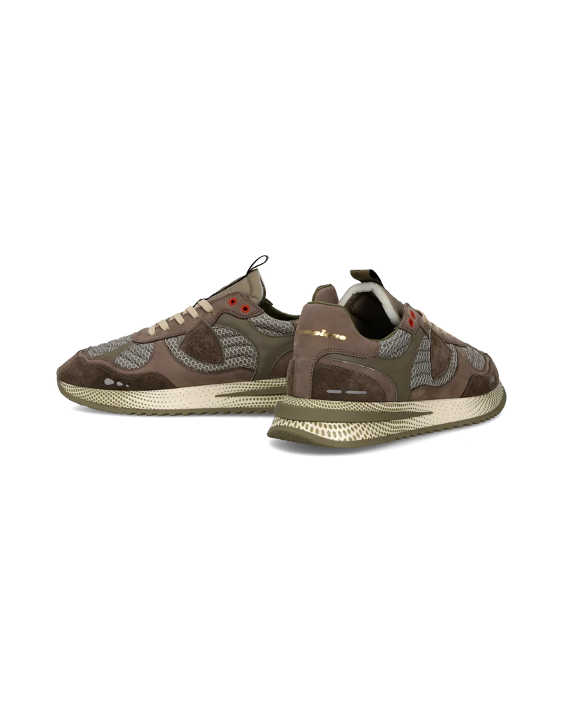 Sneakers Olympique Running Men, Mud Military Green
