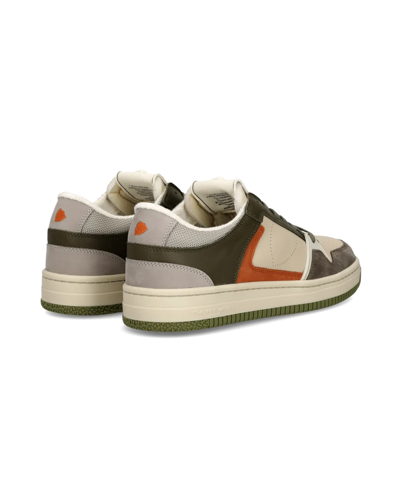 Sneakers La Grande Tennis Men, Military Green Beige