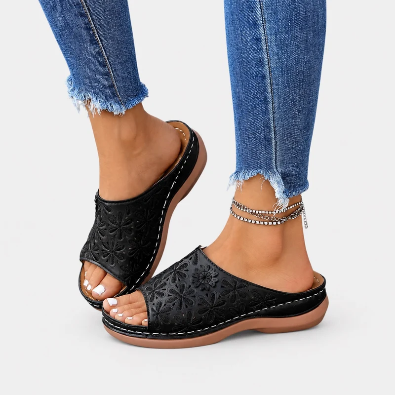 Women's Orthopedic Flip-Flops Style Sandal with Patterns