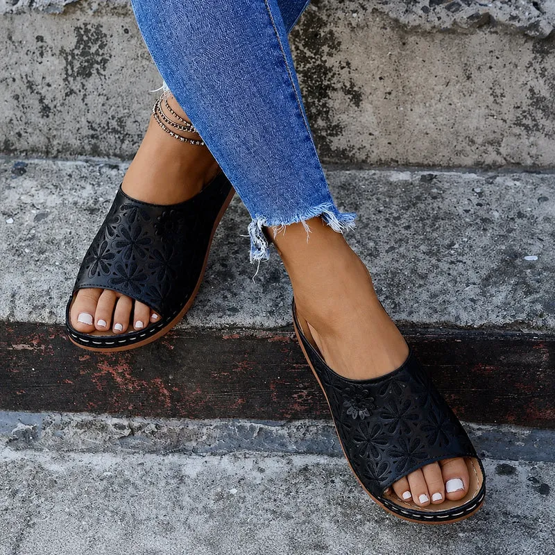 Women's Orthopedic Flip-Flops Style Sandal with Patterns