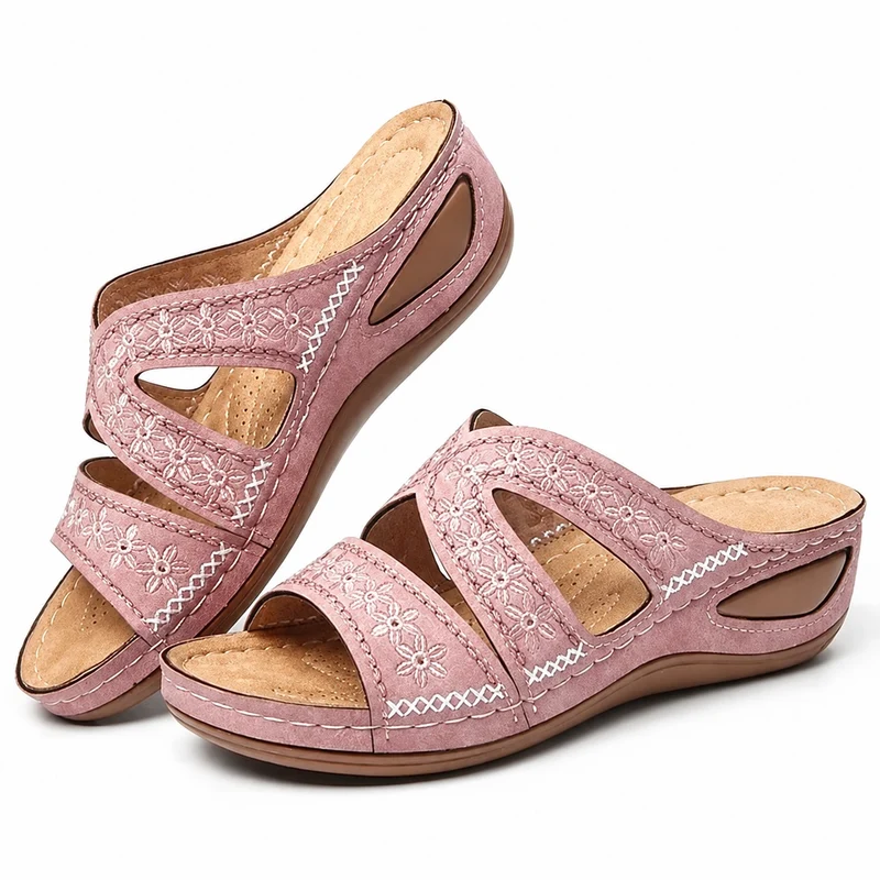 Women's Vintage Style Wedge Orthopedic Sandal