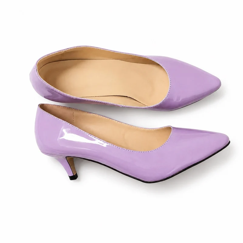 Women's 5 - 7 cm Purple High Heel Sandal in Pump Style