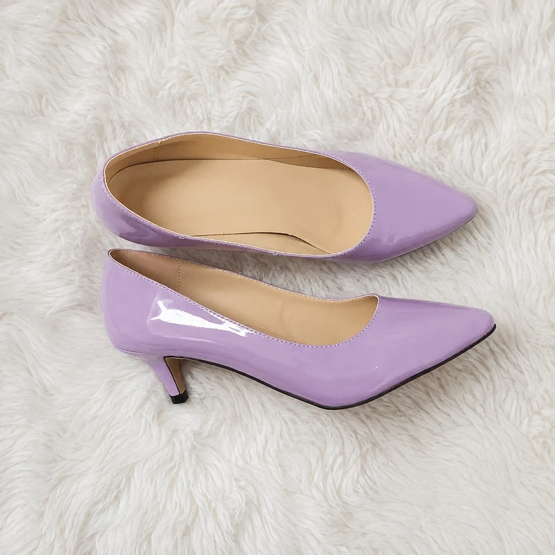 Women's 5 - 7 cm Purple High Heel Sandal in Pump Style