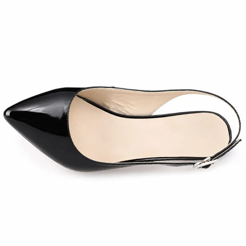 Women's 5 - 7 cm High Heel Sandal in Pump Style with Strap