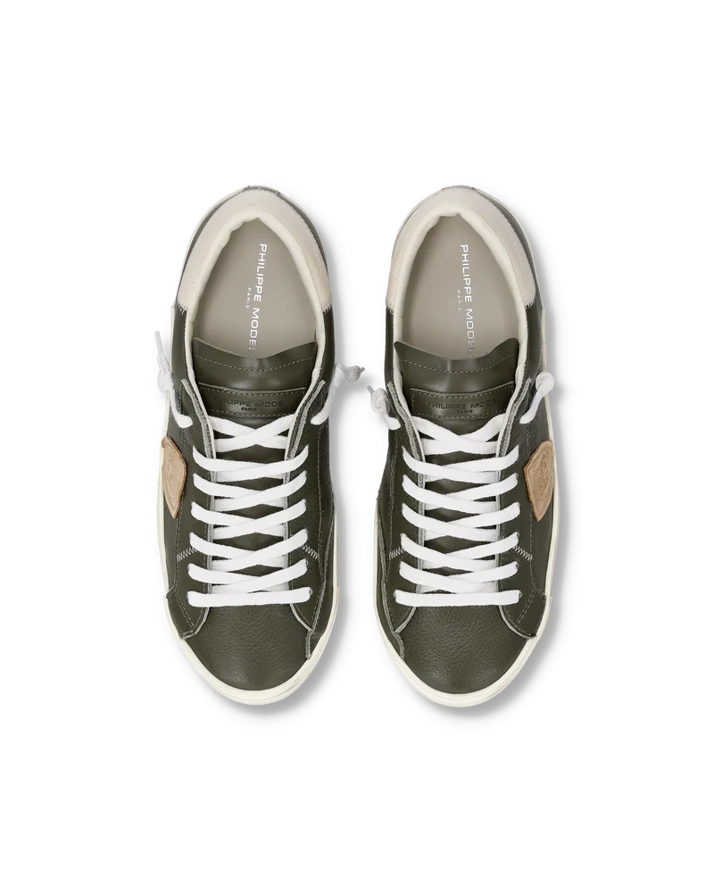 Sneakers Prsx Men, Military Green Beige