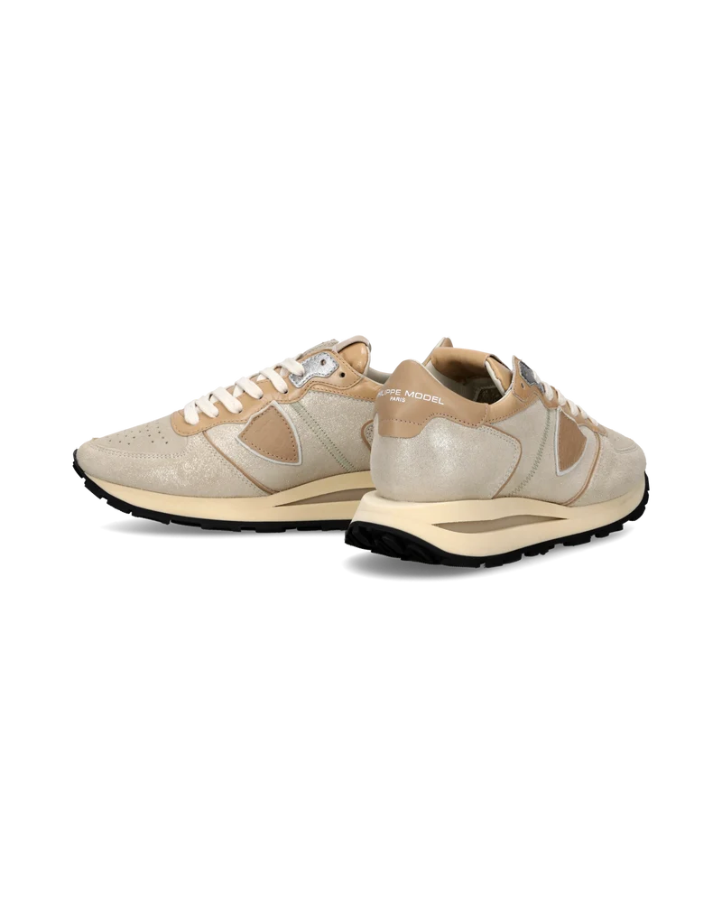 Sneakers Tropez Haute Women, Platinum Cognac