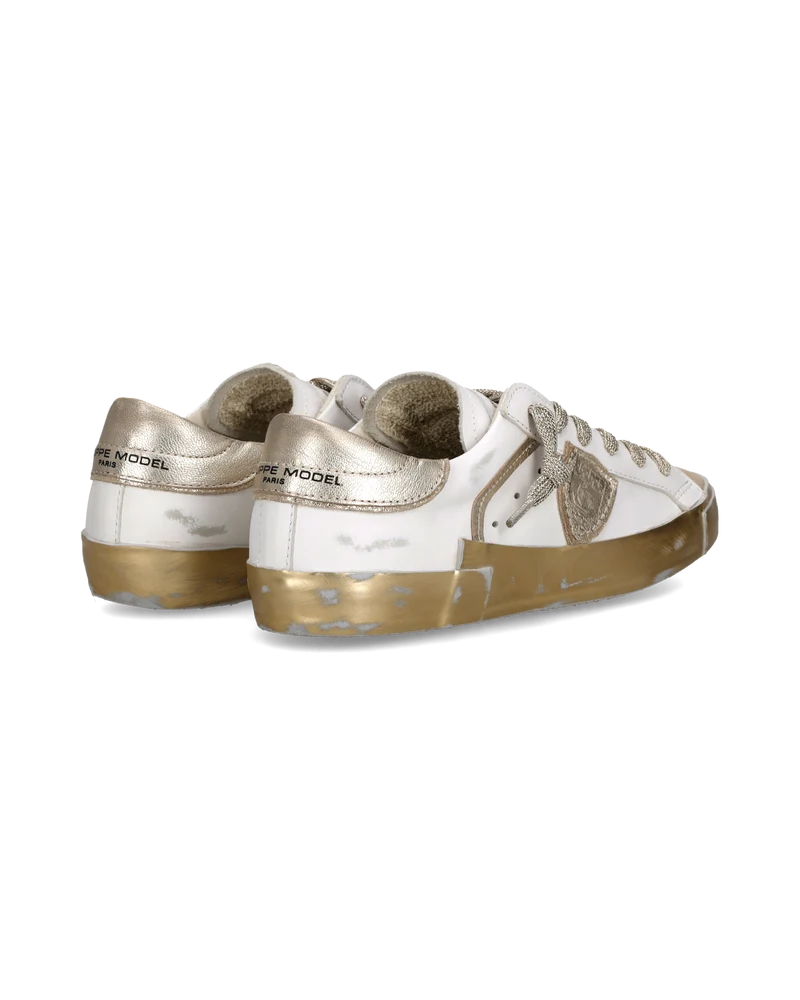 Sneakers Prsx Women, White Gold