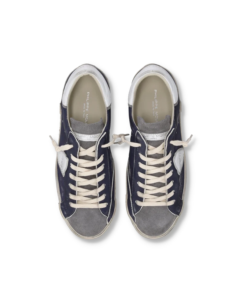 Sneakers Prsx Tennis Men, Blue Grey