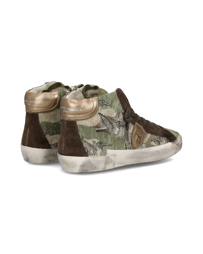 Sneakers Prsx Tennis Women, Olive Green Brown