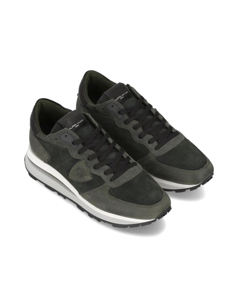 Sneakers Tropez Haute Running Men, Military Green White