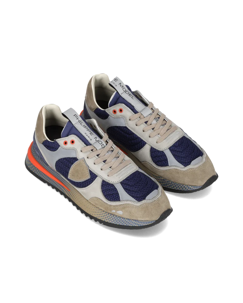 Sneakers Olympique Running Men, Grey Blue