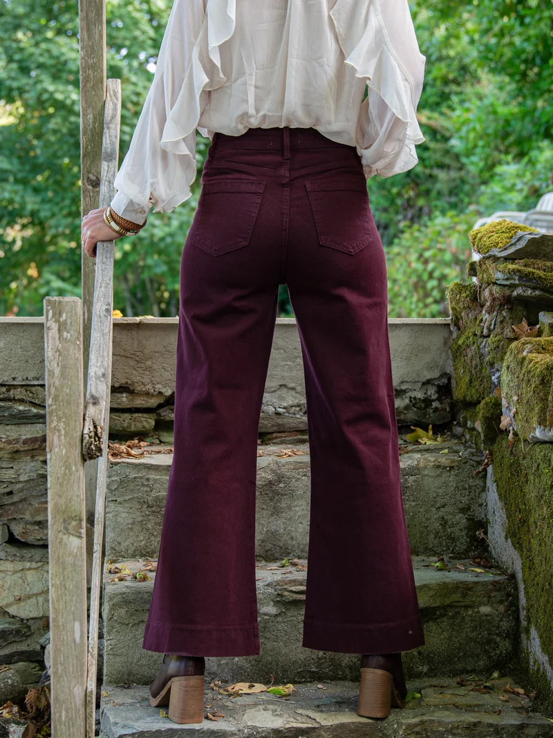 Jeans denim bordeaux GASPARETTE Oraije