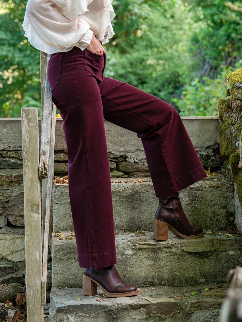 Jeans denim bordeaux GASPARETTE Oraije