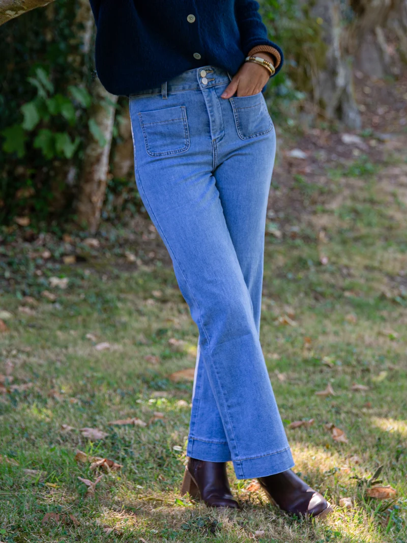 Jeans denim clair ELENETTE Oraije