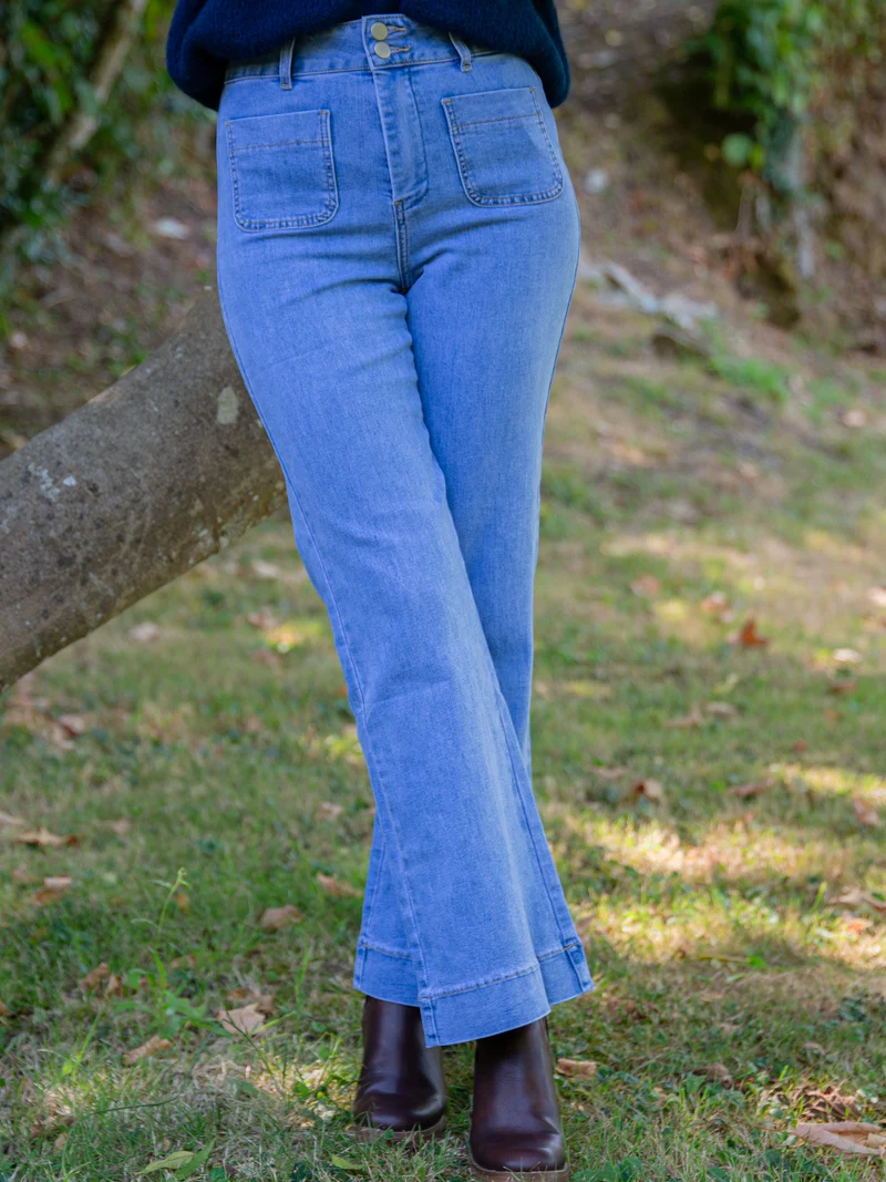 Jeans denim clair ELENETTE Oraije