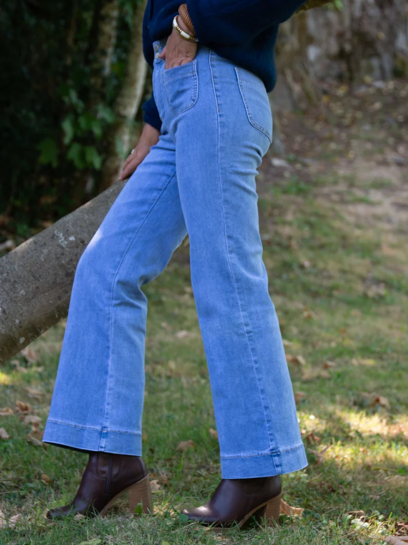 Jeans denim clair ELENETTE Oraije