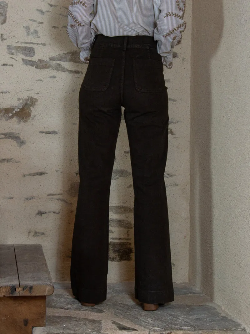 Jeans denim chocolat ELENA Oraije