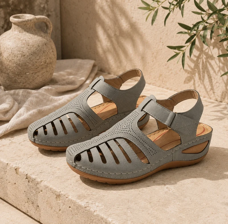 Women's Orthopedic Wedge and Open Sandal