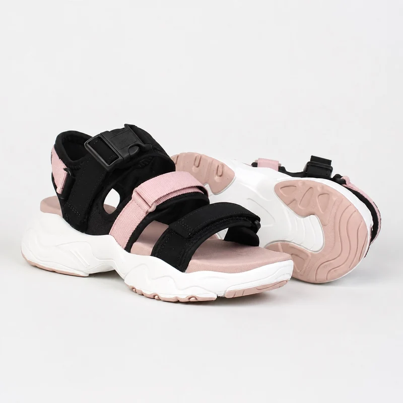 Women's Sport Sandal with Velcro and Thick Sole