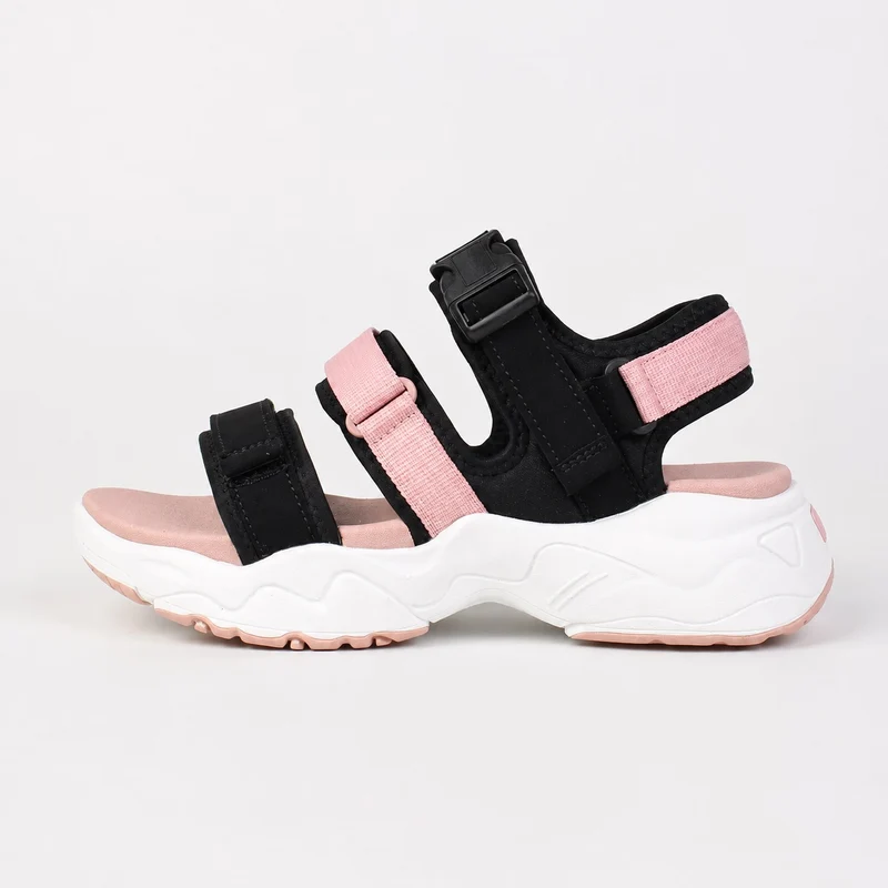 Women's Sport Sandal with Velcro and Thick Sole