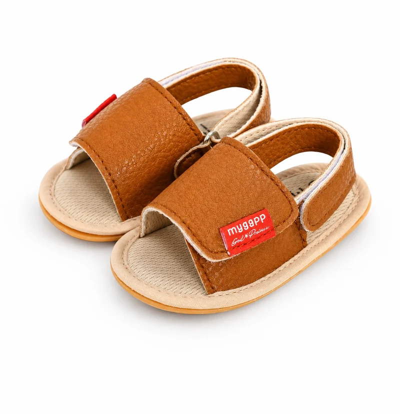 Soft Faux Leather Baby Beach Sandal