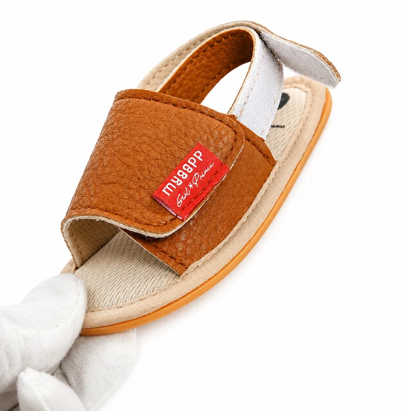 Soft Faux Leather Baby Beach Sandal