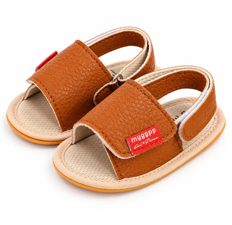 Soft Faux Leather Baby Beach Sandal