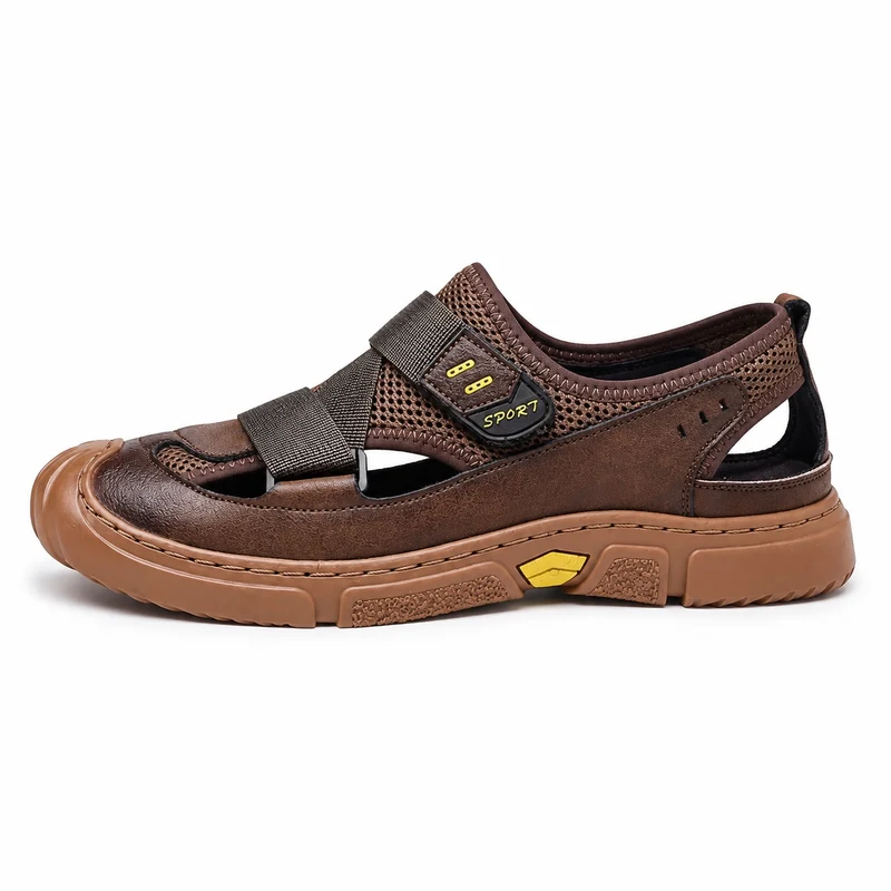 Men's Breathable Sneaker Style Scratch Sandal