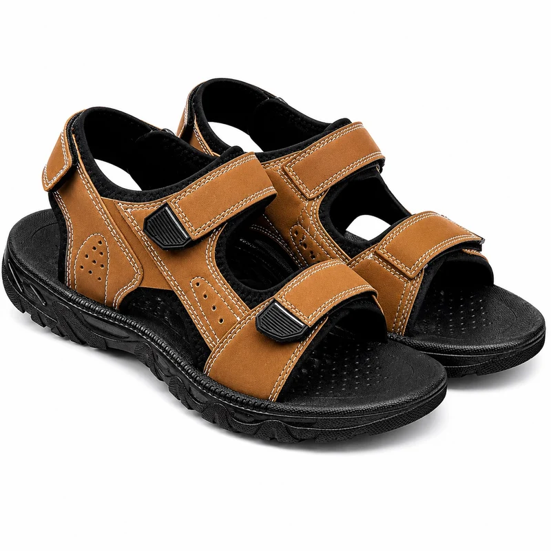 Men's Modern Style Sport Sandal with Velcro