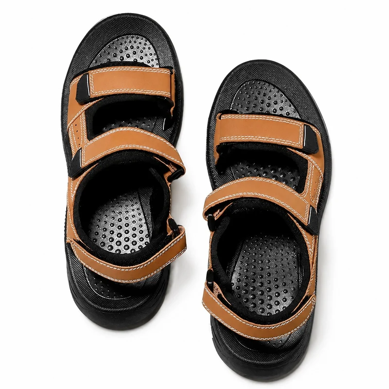 Men's Modern Style Sport Sandal with Velcro