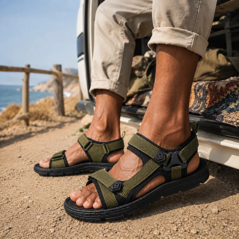 Lightweight and Durable Men's Hiking Sandals