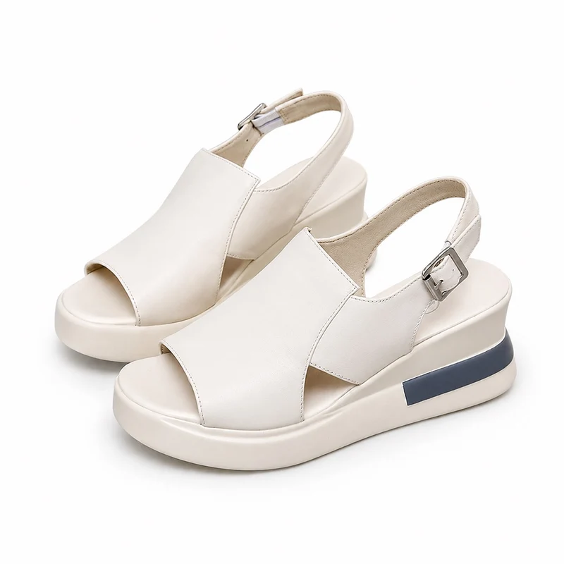 Chic and Comfortable Women's Sandal with Heel Strap