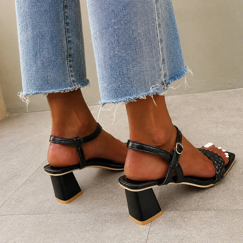 Comfortable and Trendy Women's Heeled Sandal