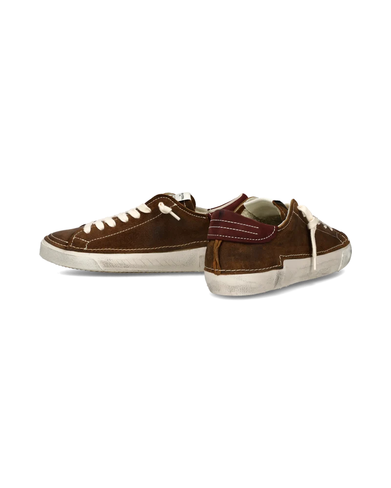 Sneakers Prsx Tennis Men, Brown Burgundy