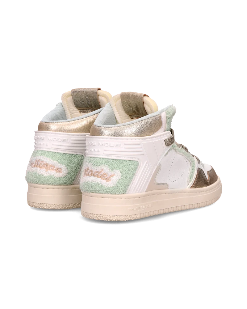 Sneakers La Grande Tennis Women, White Aquamarine