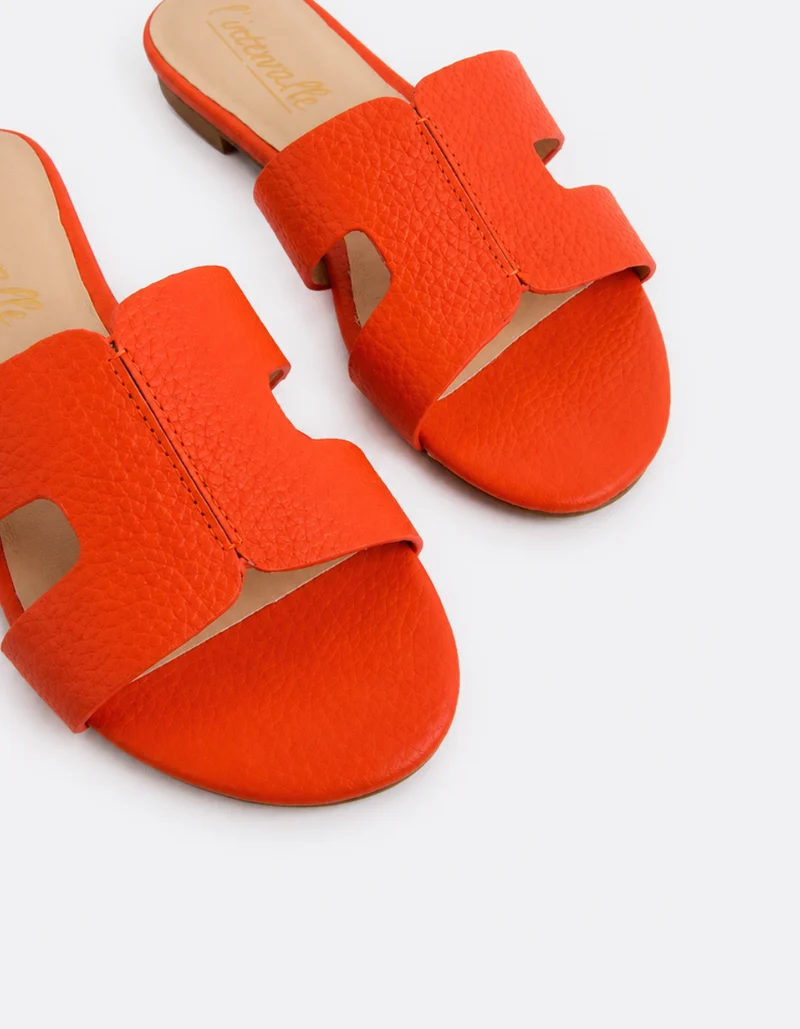 Valmisa Orange Leather