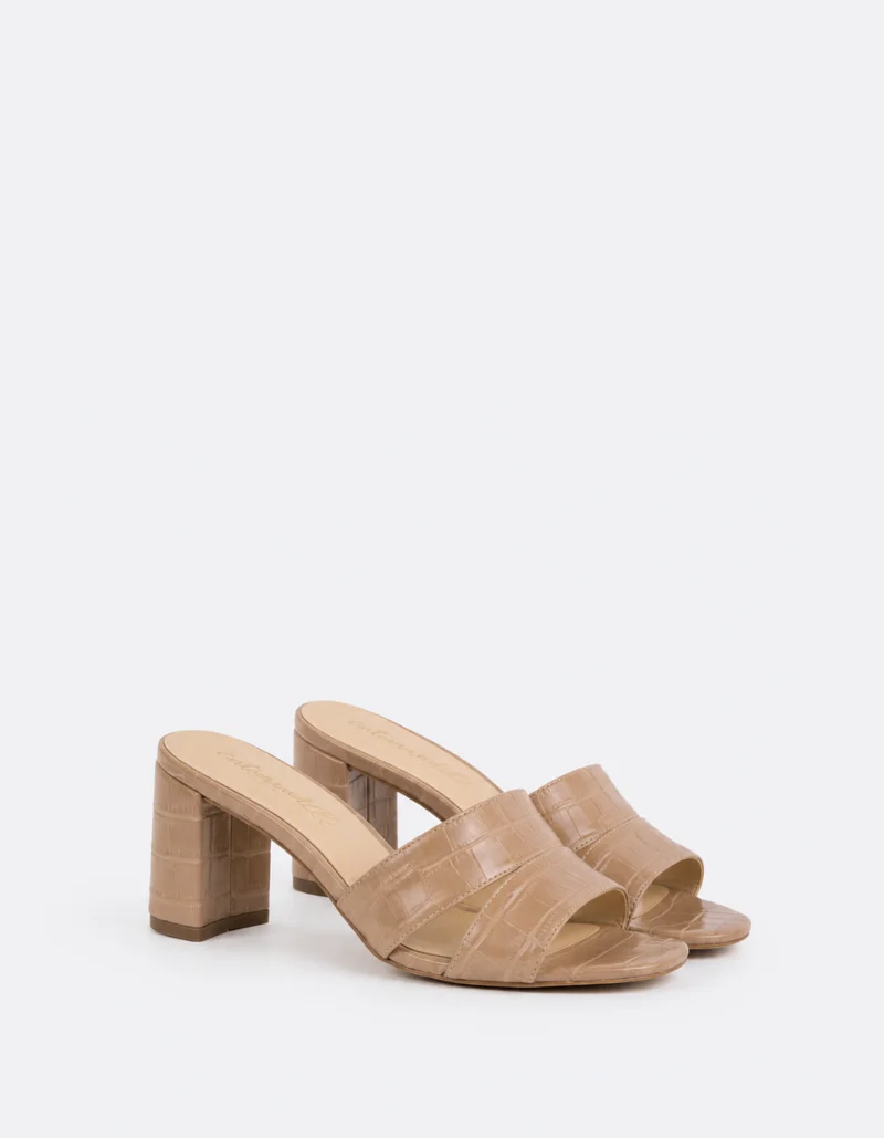 Selina Nude Croco