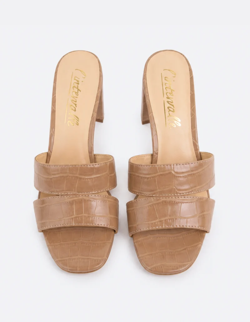 Selina Nude Croco