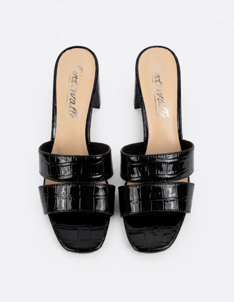 Selina Black Croco