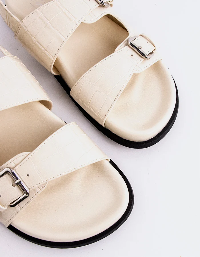 Biarritz White Croco
