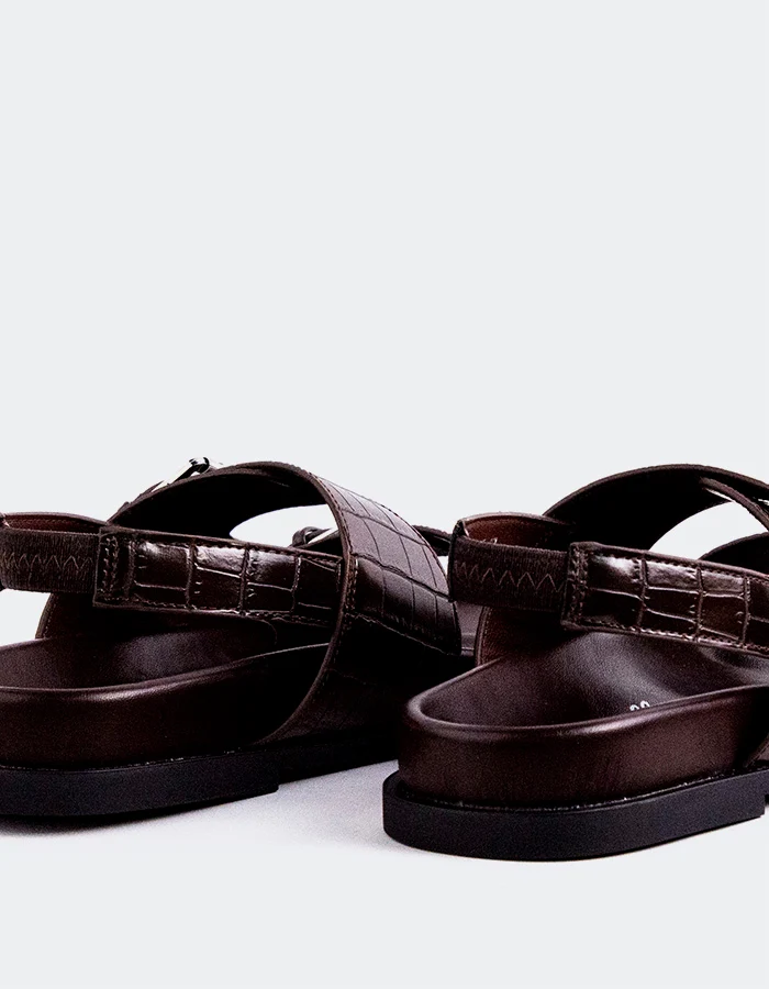 Biarritz Brown Croco