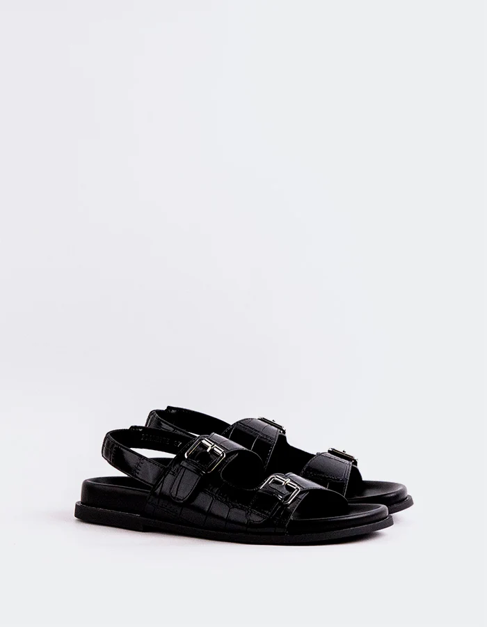 Biarritz Black Croco